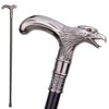 36" Red-Eyed Eagle Head Metal T-Handle Gentleman's Walking Stick,Accessory for