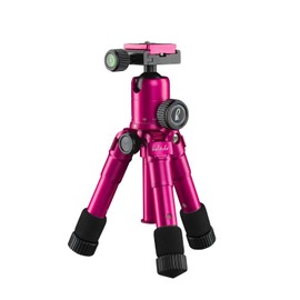 Mantona Kaleido 21185 Mini Photo/Table/Travel Tripod with Ball Head with Quick Release Plate and Carry Case
