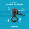 CONTEC Diamond Bing Bike Bell with Handlebar Clamp 22.2mm Diameter