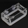 Acrylic Fish Food Feeder for Fish Tank Aquarium with Suction