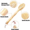 Cepillo para Ducha KJRIVER 2 en 1 de Madera Natural