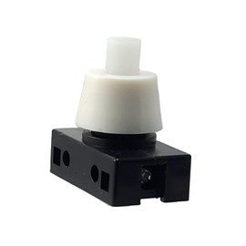 Built-in Pressure Switch with Screw Contacts for Lamps and Devices 250 V 2 A White