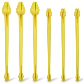 Portable Fishing Unhooking Disgorger 6pcs Plastic Fish Hook Remover Extractor Easy Hook Extractor Fishing Accessories for Outdoor Lake Sea Ice Fishing