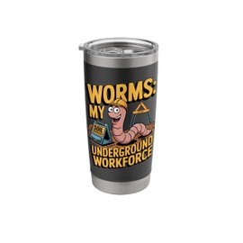 Vermiculture Worm Bin for Sustainable Home Composting Stainless Steel Insulated Tumbler