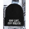 tshirtladen Mütze - My life, my rules - Beanie One