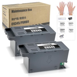 BaYiToo 2-Pack C9345 Ink Maintenance Box Tank, Replacement for E-pson ET-8550 ET-5800 ET-16650 ET-16600 ET-5850 ET-5880 ET-8500 WF-7820 WF-7840 WF-7310 EC-C7000 ST-C8000 ST-C8090 Printer