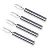 4PCS Kebab Skewers, Skewers Stainless Steel, Reusable, Sporks Stainless Steel,