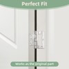 Non-Mortise Butterfly Hinges 4 Pack Heavy-Duty