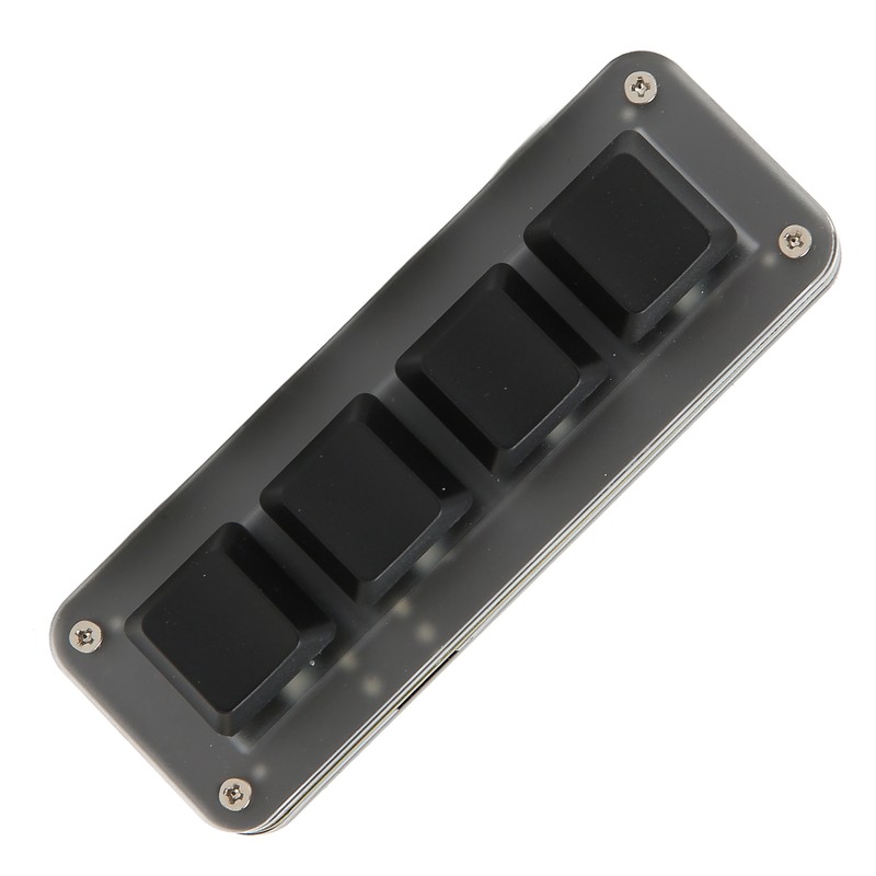 4 Fully Programmable Keys Mini Type C Wired One Handed