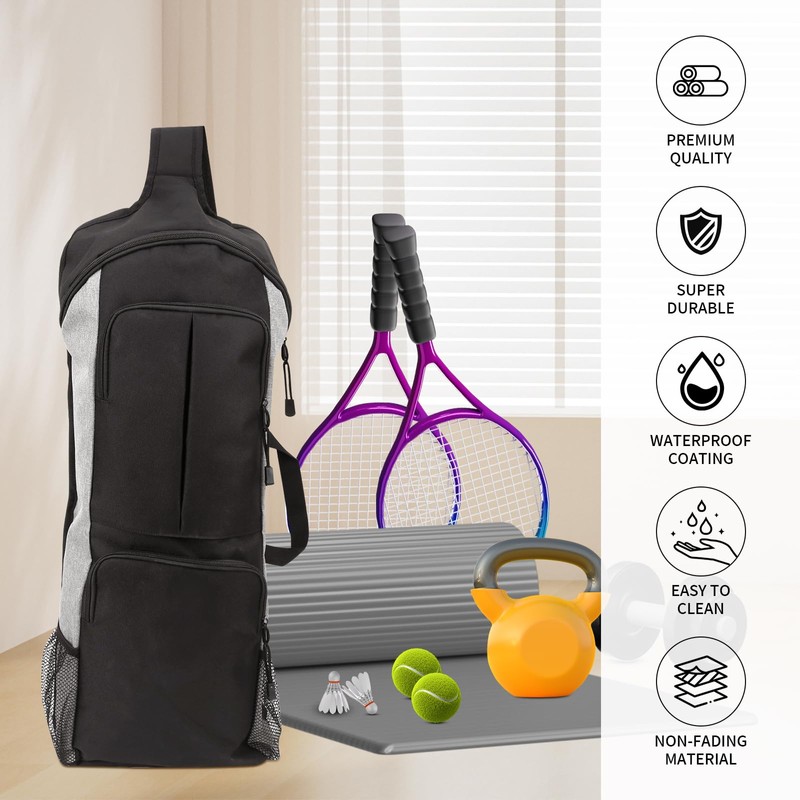 Yoga Backpack, Yoga Mat Bag, Multifunction Gym Backpack with Large