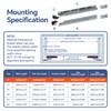 ToBeGreat 1 Pair Undermount Soft Close Drawer Slides 9 Inch