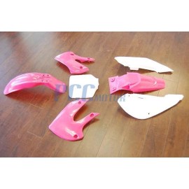 PCC Pink Fairing Body Kit Plastic Fender for Kawasaki PIT BIKE DRZ110 KLX110 PS24
