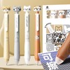 MOZXIRZ 4 Pcs Cute Cat Erasable Pens Retractable Pens Erasable