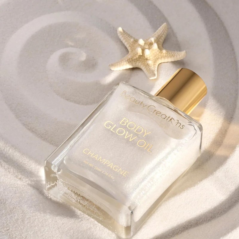 Beauty Creations - Body Glow Aceite De Brillo Corporal Champagne