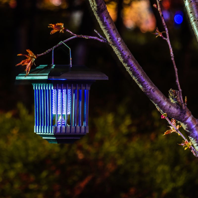 Solar Mosquito Killing Lamp Lawn Lamp Bug Zapper Outdoor Insect