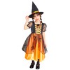クリアストーン(Clearstone) コスプレ ハロウィン メロディドレス キッズ 120cm 女の子 オレンジ