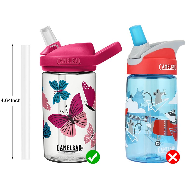 Straws Replacement for CamelBak eddy+14 oz Kids Water Bottle,CamelBak Eddy+
