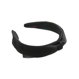 VINGTAINE HK-339-BK- Headband Organza Ribbon Center Ribbon Hair Accessory
