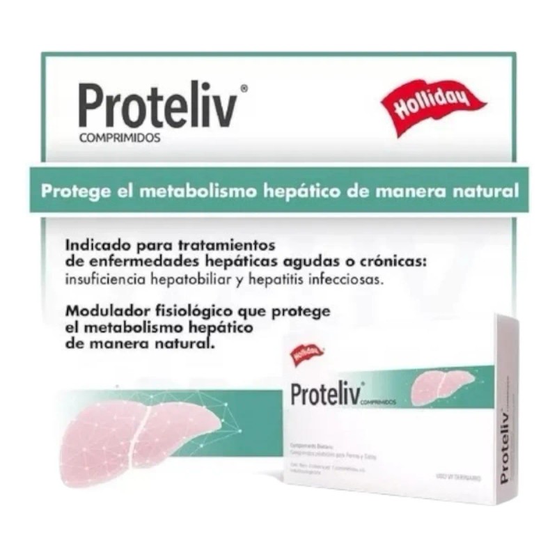 Proteliv, Protector Hepatico 21 Tab. Perro Y Gato, Holliday
