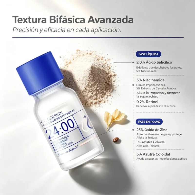 Suero Acido Salicílico 2% Con Niacinamida Antiacné 2 Pzs