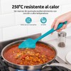 U-Taste - Juego de espátulas de silicona para cuchara, resistente