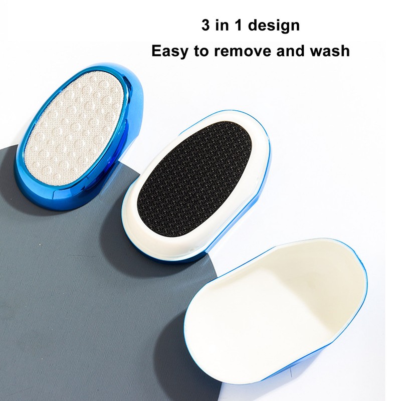 3 in 1 Glass Foot File Callus Remover for Dead