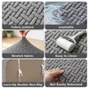 hanvate 2 Piece RV Couch Covers for Sofa Bed，RV Jackknife