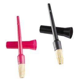 MFUOE 2Pieces Hoof Oil Brush Hoof Oil Brush with Cap Hoof Dressing Brush Horse Hoof Pick Brush Portable Cleaning Tools for Clean Hoofs