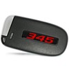 2PCS Key Fob Badges Compatible with Challenger Charger Durango Vehicle