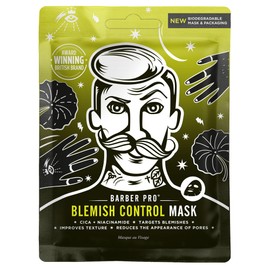 BARBER PRO BLEMISH CONTROL Cica + Niacinamide Sheet Mask