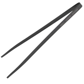 Idea Sekikawa BLACK TONGS SERIES Chopsticks Tongs, Black, SUS821L1, Tsubamesanjo, Made in Japan