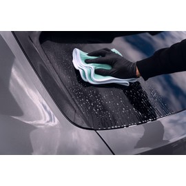 Nuke Guys Car Glass Cloths Streak-Free – See Through Glass Cleaning Cloths – Pack of 2 Microfibre Waffle Cloths Window Cloths 35 x 35 cm, 450 GSM