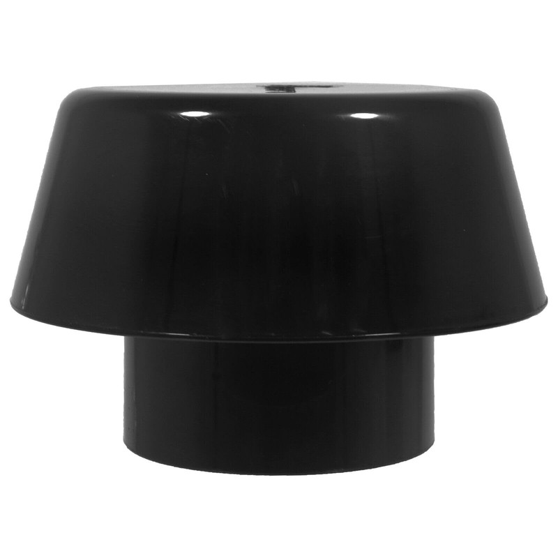 SPARES2GO 110mm Vent Extract Cowl Mushroom Soil Pipe Stack System