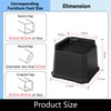 Lutown-Teen 6 Pack Bed Risers 3 Inch Heavy Duty Oversized