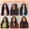 Boho Knotless Braided Wigs Double Full Lace with Baby Hair