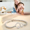 Bsoepnr Mum Gifts, Circles Heart Infinity Bracelet Silver Bracelet Gifts