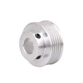 BQLZR 6T Outer Diameter 40mm Inner Hole 14mm PJ Pulley for Motor Shaft Mini Table Electric Machinery