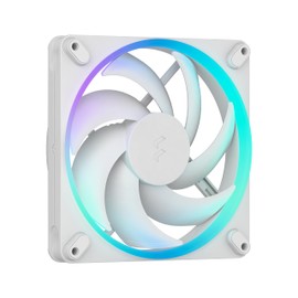Fractal Design Momentum 14 RGB - Silent PC Case Fan-140 mm - ARGB Gen 2-20 LEDs-Liquid Crystal Polymer LCP blades-FDB Fluid Dynamic Bearing-Cooling Performance-Powerful Airflow-Quiet Operation-White