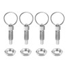 QUARKZMAN Pack of 4 Spring Pressure Pins with Pull Ring