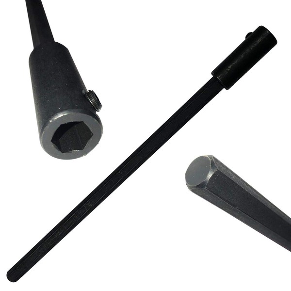 Hex Extension 7/16 Inch X 7/16 Inch X 12" Long