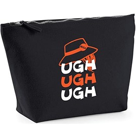 Hippowarehouse UGH UGH UGH printed make up cosmetic wash bag 18x19x9cm