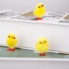 60PCS Mini Easter Yellow Chicks Decoration Toy Farm Animal Statues