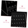Hohopeti Jewelry Organizer Displays 120 Hole Earring Rack Acrylic Earring
