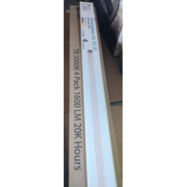 Utilitech 4-Pack 32W  4000K Bright White  48"  T8 LED Tube Light Bulb