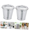 KOMBIUDA 4pcs Cute Mini Desktop Trash Can Multi-Functional Rubbish Bins