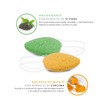 Casalfe Konjac Natural Face Sponge 100% Biodegradable Gentle Exfoliating Contains