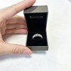 Sumeror S925 Sterling Silver Cubic Zirconia Band Rings for Women