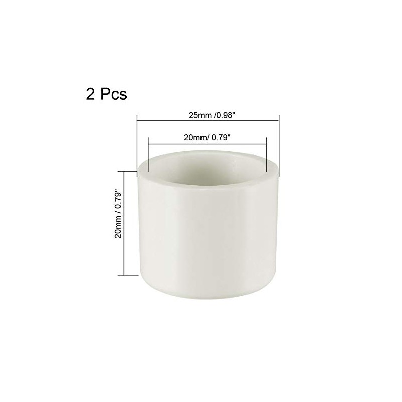 sourcing map 20mm PVC Pipe Cap Fitting, Slip Socket External