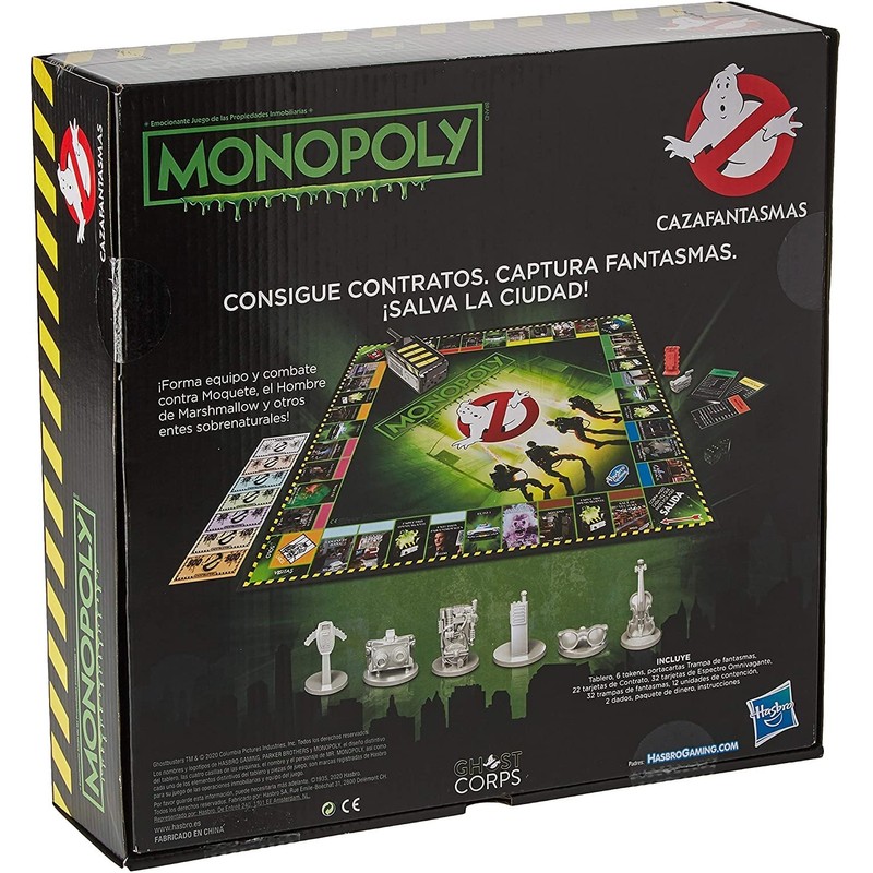 Monopoly Ghostbusters Board Game: 2-6 Players, Ages 8+