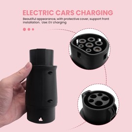 Hopbucan EVSE J1772 Adaptor Type 1 to Type 2 Socket Electric Vehicle Car EV Charger Connector IEC 62196 Adapter for Cars Vehicle